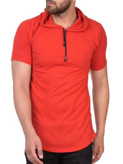 red cotton t-shirt - 14982057 - Standard Image - 1