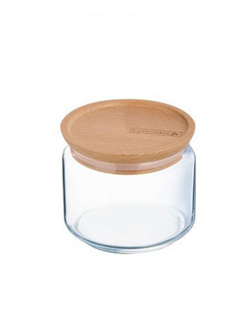 Wooden Lid Storage Container Jar 500 Ml,6 Pcs Air Tight - 14982439 - Standard Image - 1