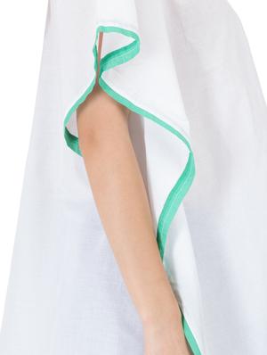 grass by gitika goyal white cotton kaftan - 14982662 - Standard Image - 4