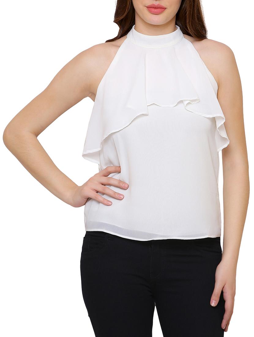 halter neck layered top - 14982780 - Zoom Image - 1