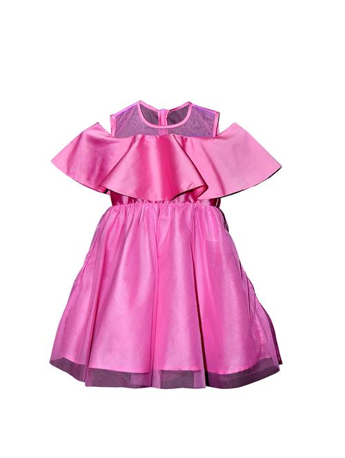 pink net frock - 14984232 - Standard Image - 1