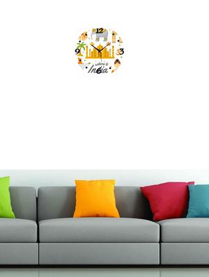 round shape analog wall clock - 14985626 - Standard Image - 2