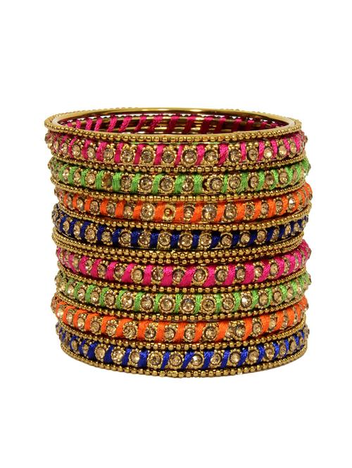 multi colored metal bangle - 14985809 - Standard Image - 1