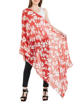 red floral stole - 14985857 - Standard Image - 2