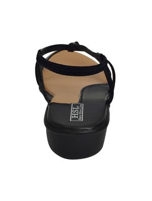 black back strap sandals - 14986293 - Standard Image - 3