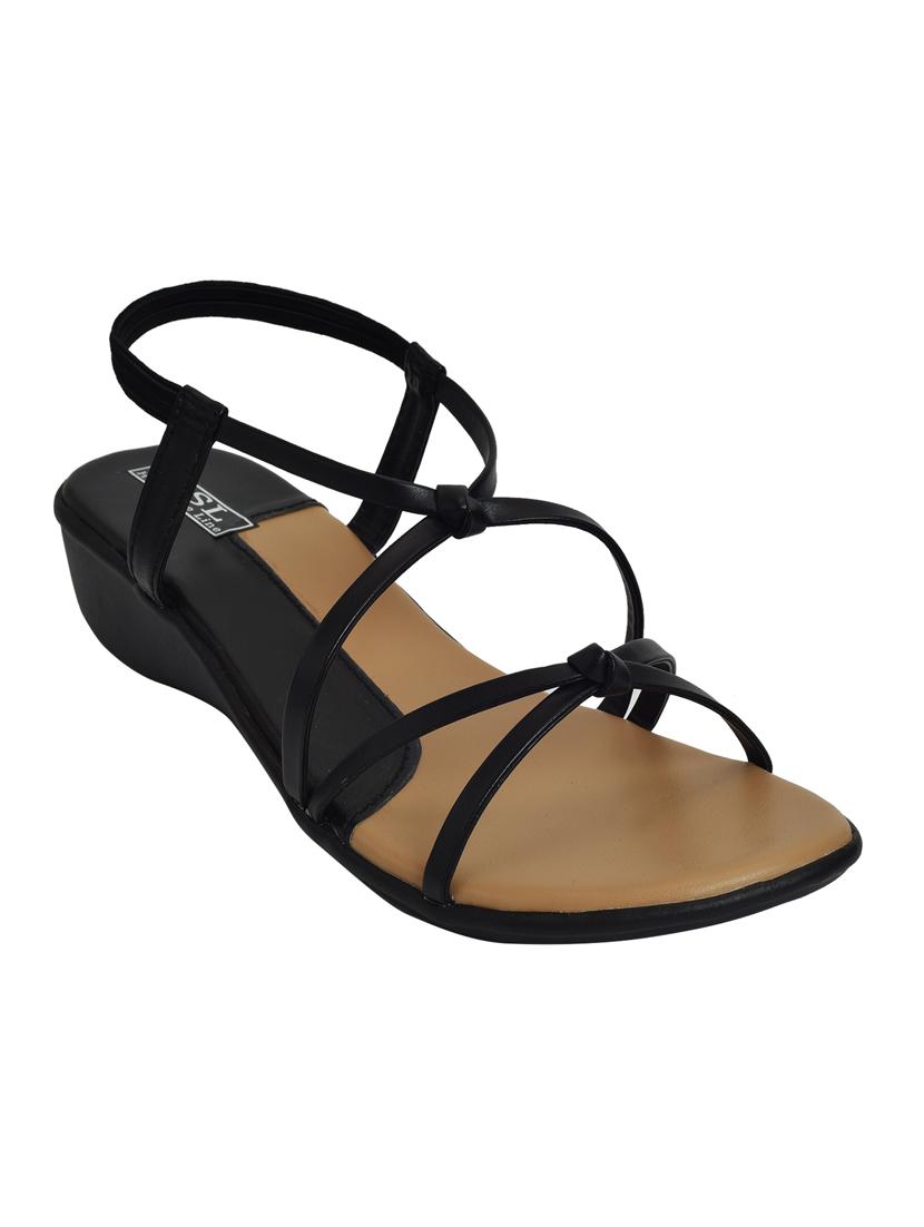 black back strap sandals - 14986293 - Zoom Image - 1