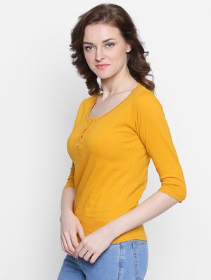 round neck solid top - 14986842 - Standard Image - 2