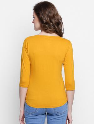 round neck solid top - 14986842 - Standard Image - 3