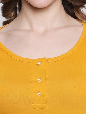round neck solid top - 14986842 - Standard Image - 5