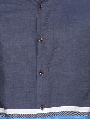 grey cotton casual shirt - 14986958 - Standard Image - 4