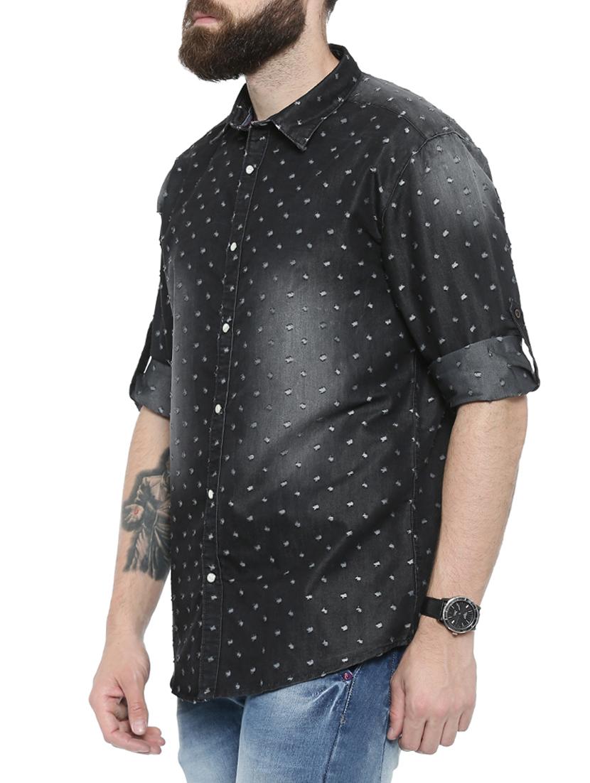 black printed casual shirt - 14987017 - Zoom Image - 2