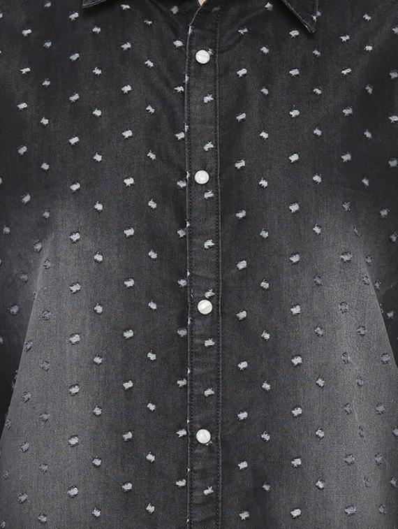 black printed casual shirt - 14987017 - Zoom Image - 4