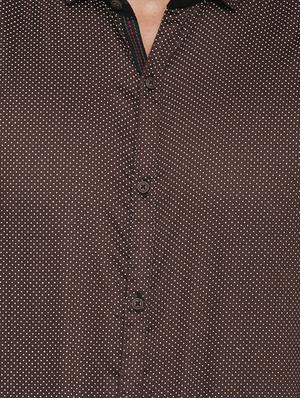 brown cotton casual shirt - 14987072 - Standard Image - 4