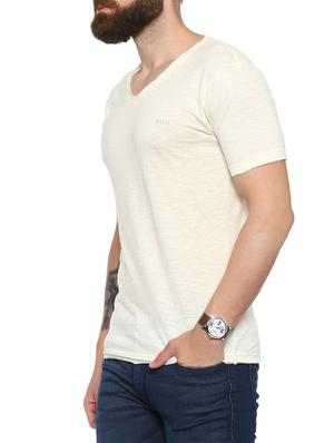 white cotton t-shirt - 14987097 - Standard Image - 2