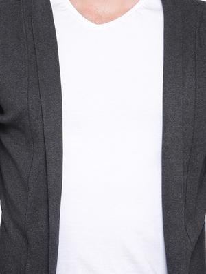 grey cotton shrug - 14987129 - Standard Image - 4