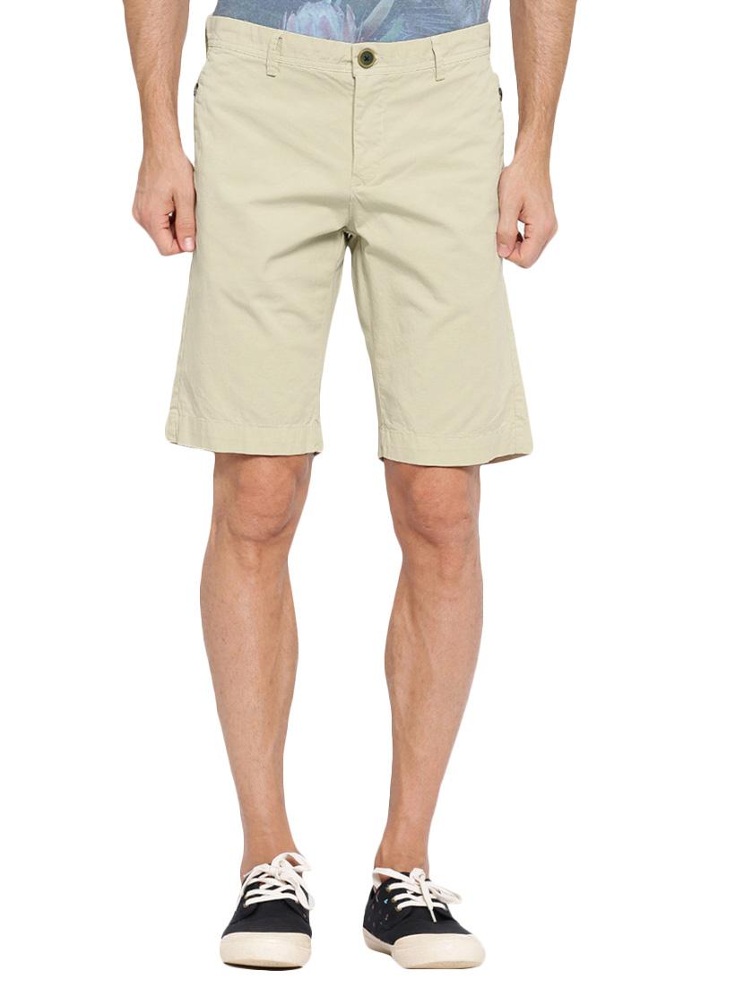 beige cotton shorts - 14987132 - Zoom Image - 1
