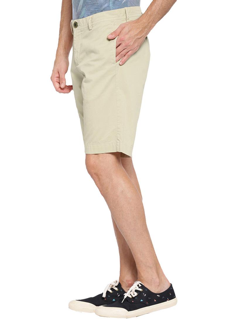 beige cotton shorts - 14987132 - Zoom Image - 2
