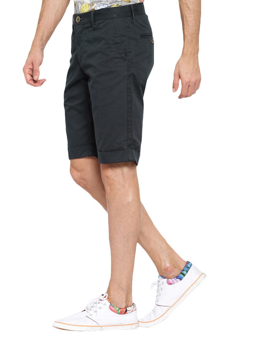 navy blue cotton shorts - 14987134 - Zoom Image - 2