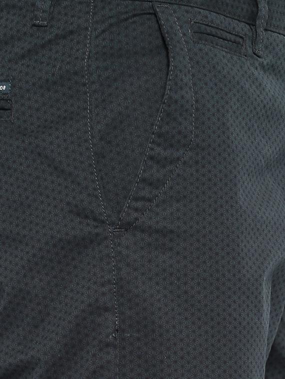 navy blue cotton shorts - 14987134 - Zoom Image - 4