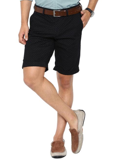 black cotton shorts - 14987143 - Standard Image - 1