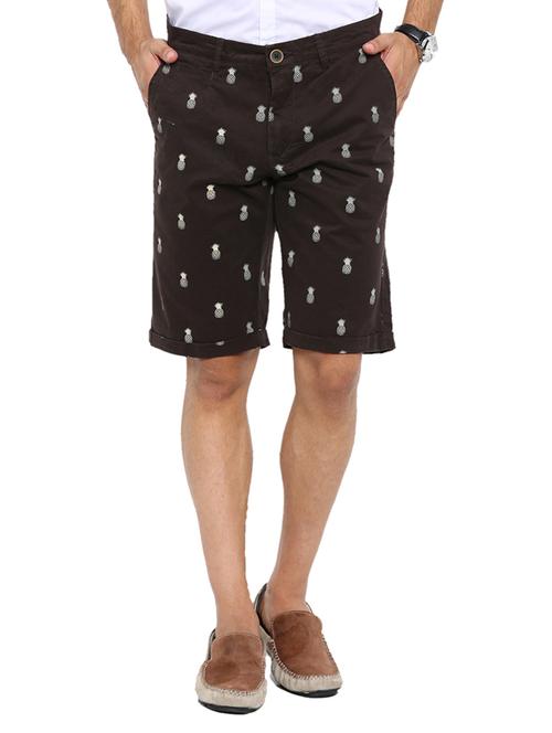 brown cotton shorts - 14987145 - Standard Image - 1