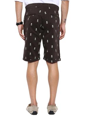 brown cotton shorts - 14987145 - Standard Image - 3