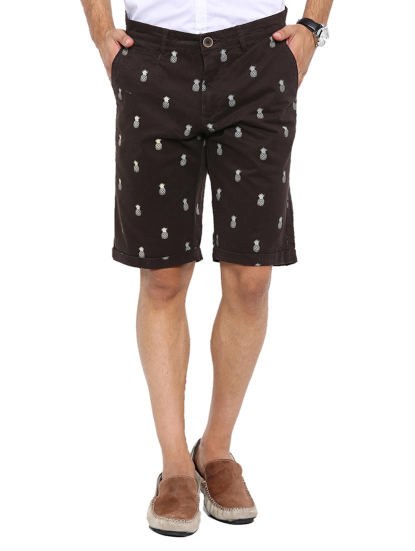 brown cotton shorts - 14987145 - Zoom Image - 1
