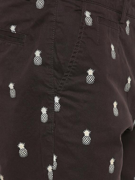 brown cotton shorts - 14987145 - Zoom Image - 4