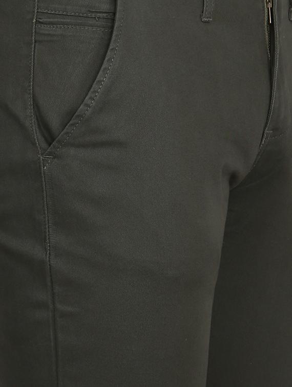 green cotton chinos - 14987180 - Zoom Image - 4