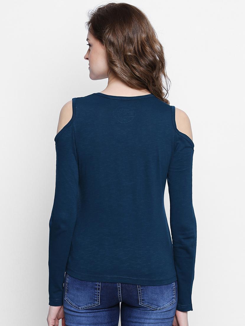 cold shoulder long sleeved top - 14987208 - Zoom Image - 3