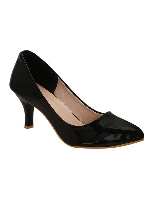 black patent slip on pumps - 14987372 - Standard Image - 1