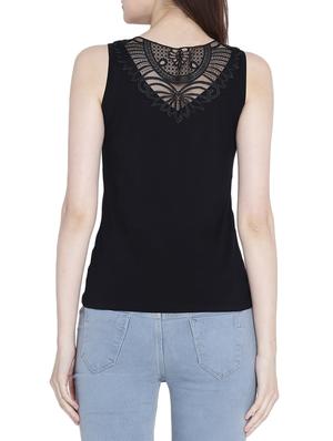 black solid tank top - 14987444 - Standard Image - 3