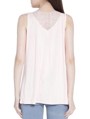 solid pink cotton tunic - 14987461 - Standard Image - 3