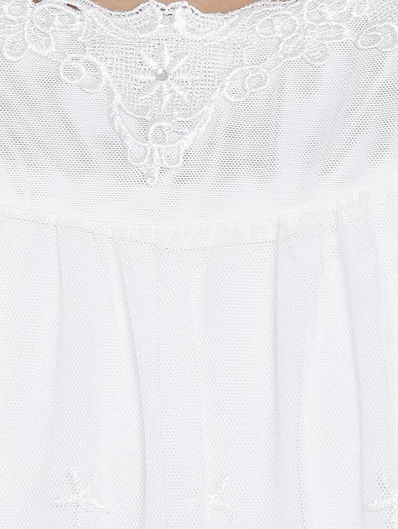 solid white sleeveless top - 14987475 - Zoom Image - 4