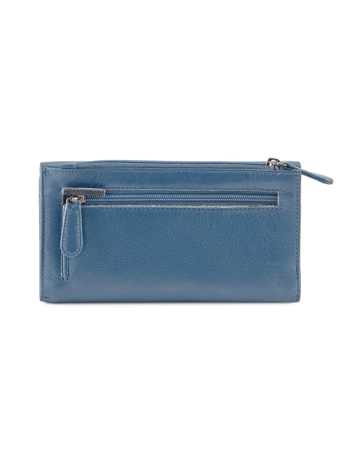 blue leather regular clutch - 14988067 - Zoom Image - 2