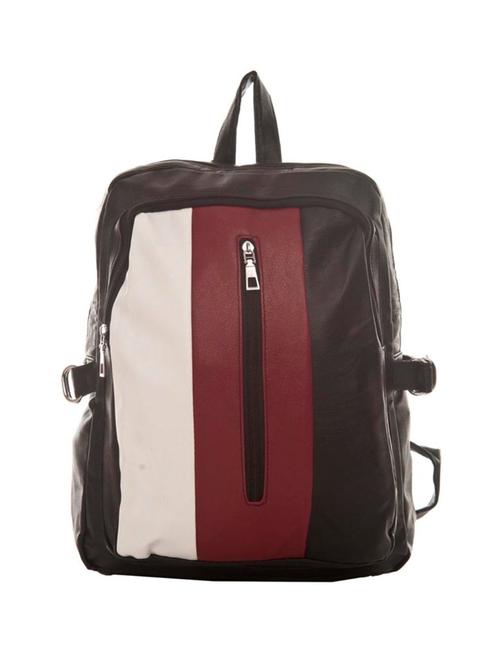 black leatherette (pu) regular backpack - 14988631 - Standard Image - 1
