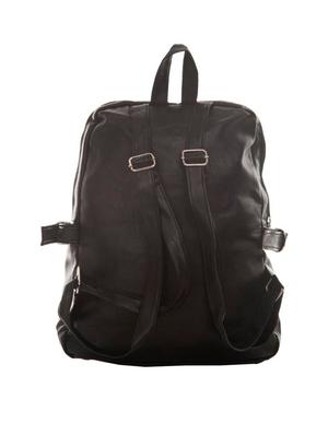 black leatherette (pu) regular backpack - 14988631 - Standard Image - 2