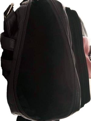 black leatherette (pu) regular backpack - 14988631 - Standard Image - 3