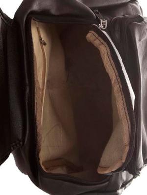 black leatherette backpack - 14988633 - Standard Image - 3