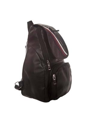 black leatherette backpack - 14988633 - Standard Image - 4