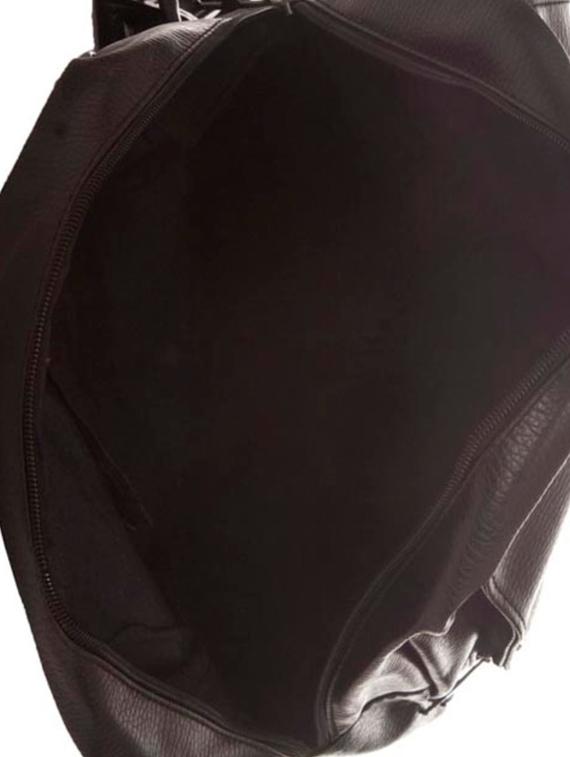 black leatherette (pu) regular backpack - 14988639 - Zoom Image - 3