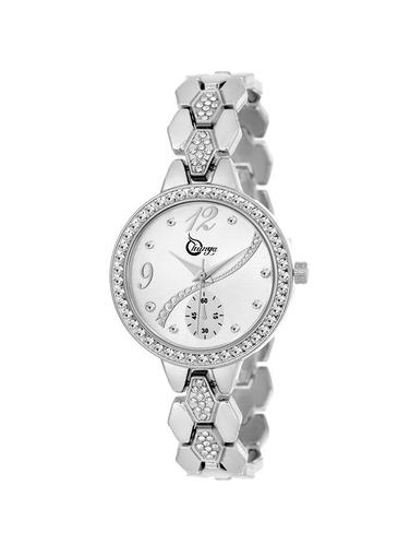 Shunya Pattern Metal Strap Watch - 14989208 - Very Small Image - 1
