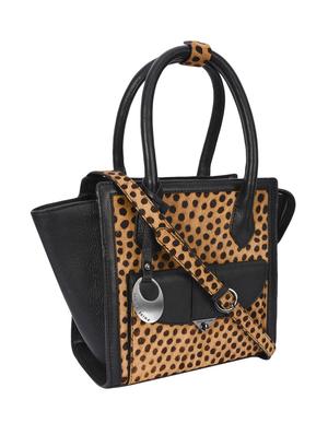 black leather regular handbag - 14989824 - Standard Image - 4