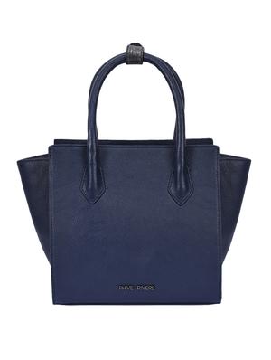 blue leather regular handbag - 14989825 - Standard Image - 2