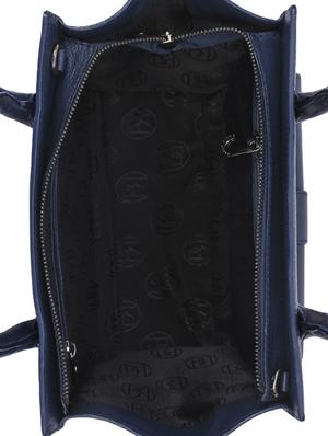 blue leather regular handbag - 14989825 - Standard Image - 3