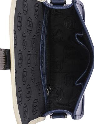 blue leather regular sling bag - 14989830 - Standard Image - 3