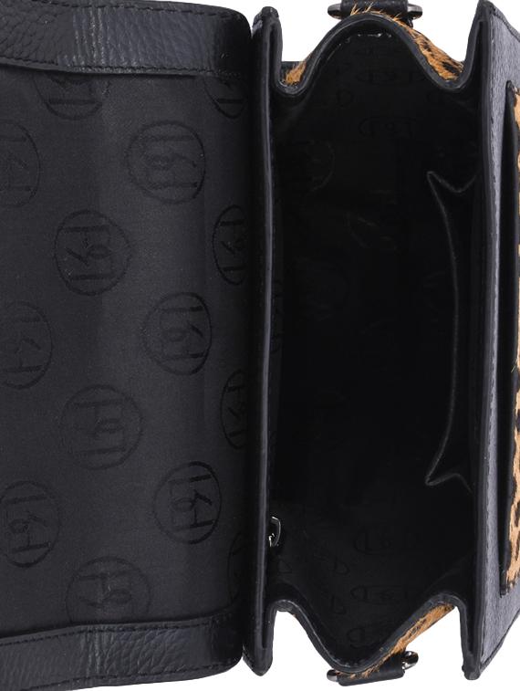 black leather regular sling bag - 14989833 - Zoom Image - 3