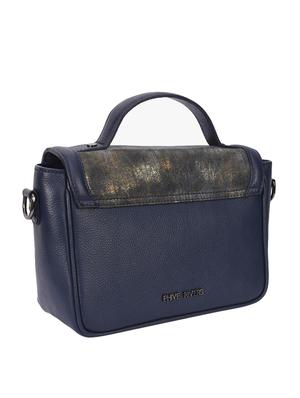 blue leather regular sling bag - 14989837 - Standard Image - 2