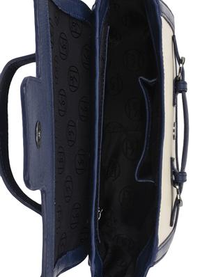 blue leather regular sling bag - 14989837 - Standard Image - 3