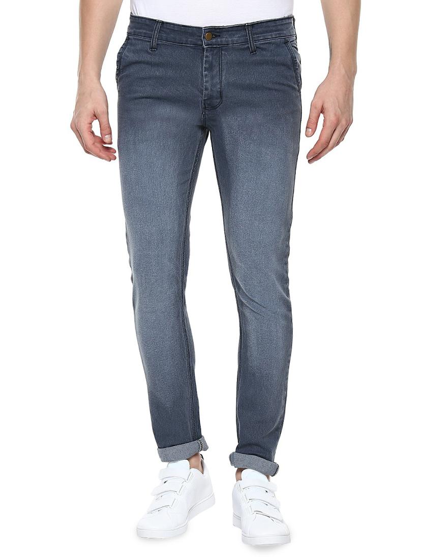 blue cotton light washed jeans - 14989966 - Zoom Image - 1